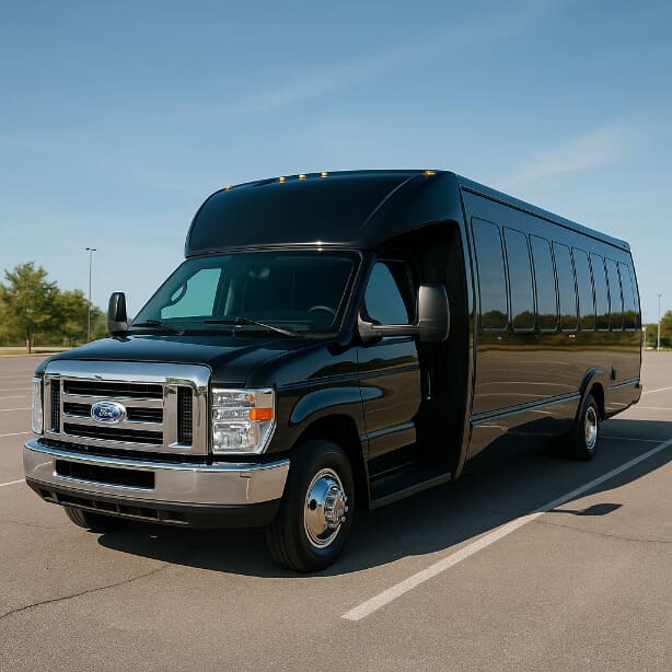 Hampton Shuttle Bus Rentals 18 Passenger Shuttle Bus