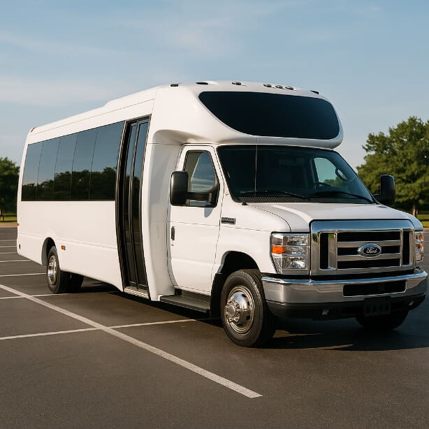 Hampton Shuttle Bus Rentals 20 Passenger Shuttle Bus
